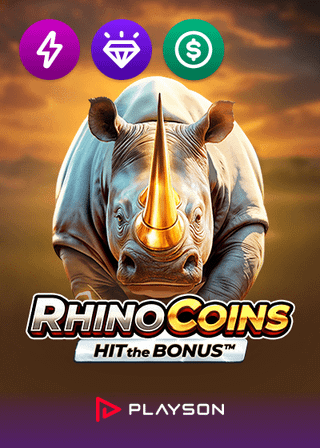 Rhino Coins Hit the Bonus pokie